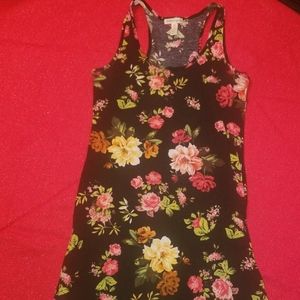 Womens flowered long maxi dress